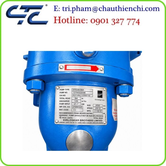 Trụ sở đại lý bơm KIRLOSKAR Việt Nam